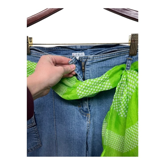 Y2K does 60’s Flared Up cycled Denim Jeans 15 - Picture 2 of 6